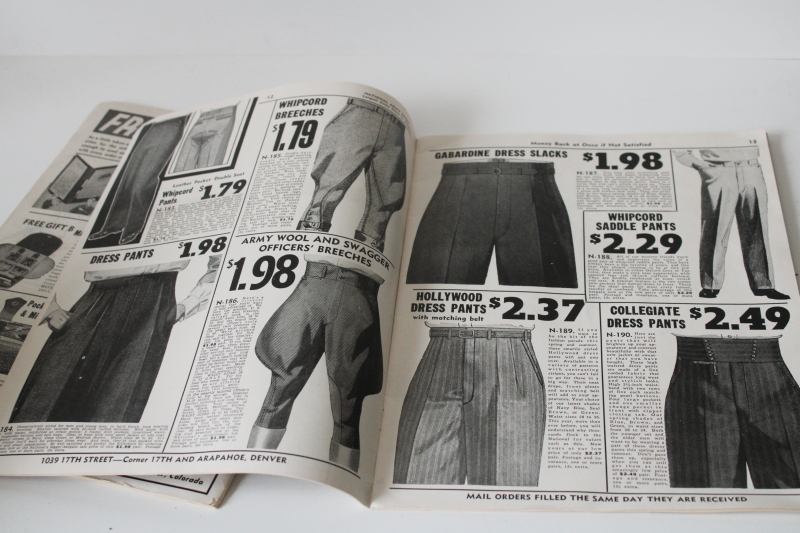 photo of original vintage US military surplus catalogs, National Army Store 1940s WWII surplus crazy low prices!  #9